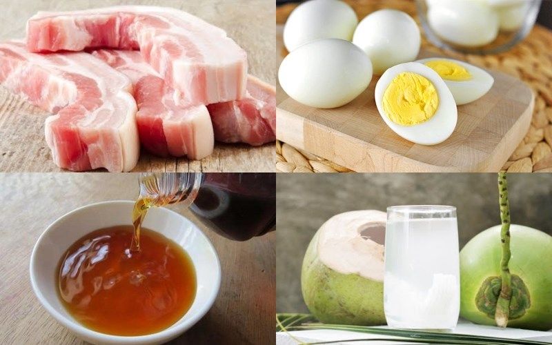 Cách chọn nguyên liệu thịt kho tàu thơm ngon
