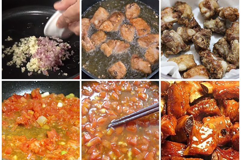 Cách làm sườn xào chua ngọt