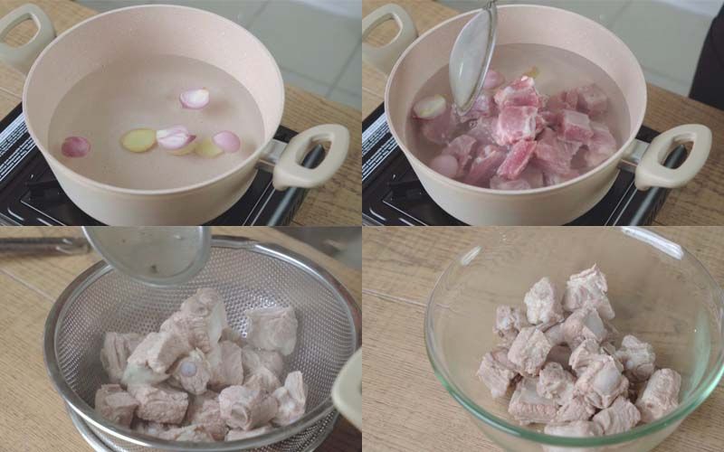 Chọn nguyên liệu làm sườn xào chua ngọt tươi ngon