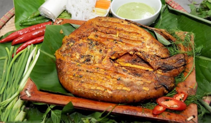 Cá đuối nướng muối ớt ngon thơm lừng