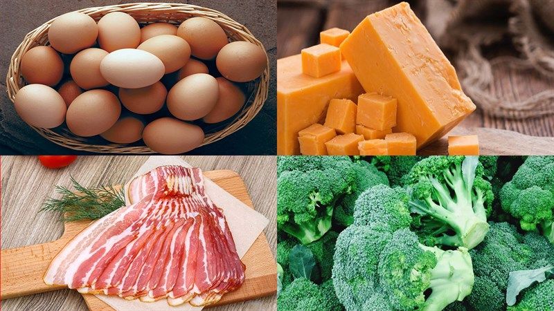 Nguyên liệu làm món frittata