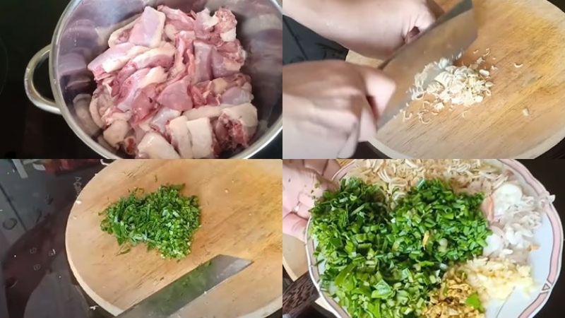 Sơ chế nguyên liệu 