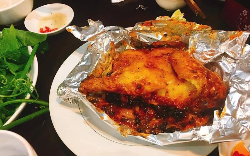 Gà nướng giấy bạc