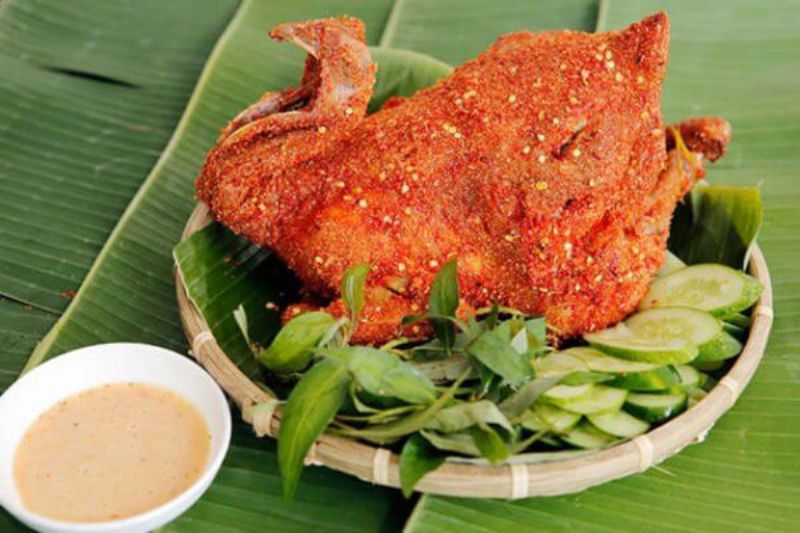 Gà nướng muối ớt