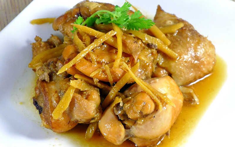 Món gà rang gừng đậm đà, ngon cơm