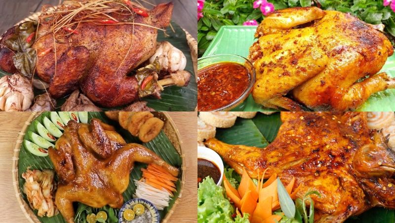 Tổng hợp 15 món gà nướng thơm ngon, đậm vị, ai cũng mê