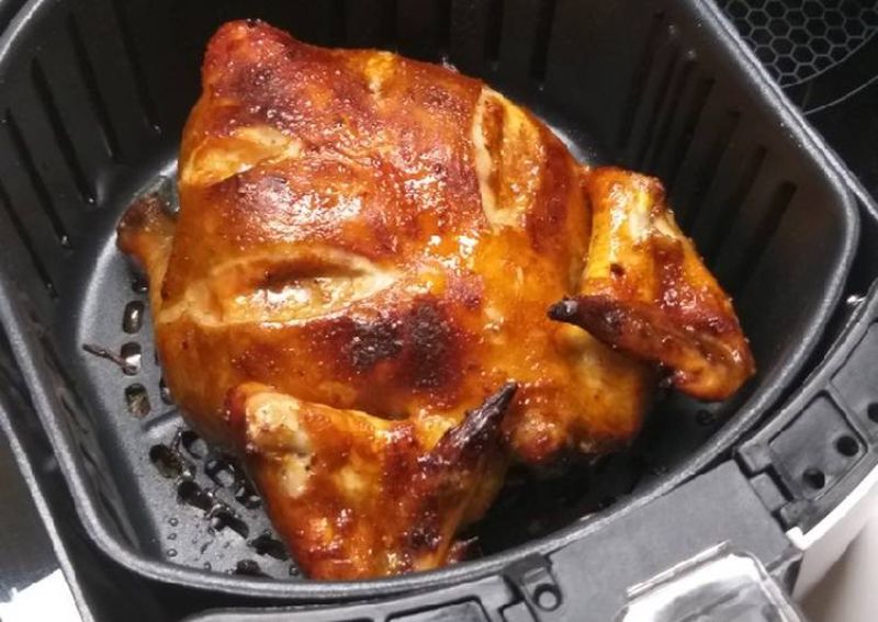 Gà nướng mật ong bằng nồi chiên không dầu 